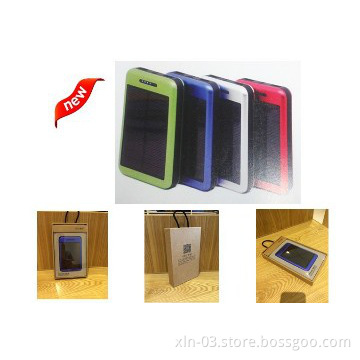 Solar charger real battery capacity 9000mah for Iphone Ipad power bank